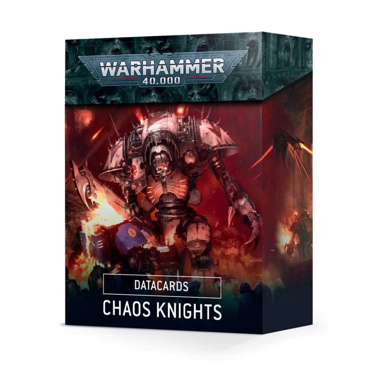 Warhammer 40K Chaos Knights Data Cards